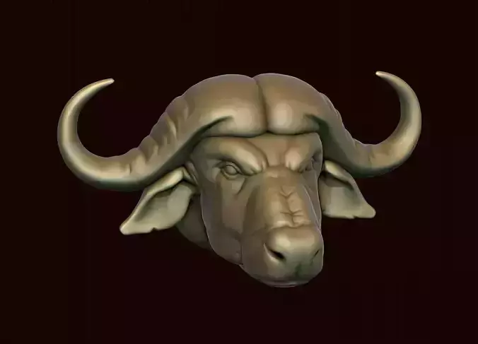 Cape Buffalo 3D print model