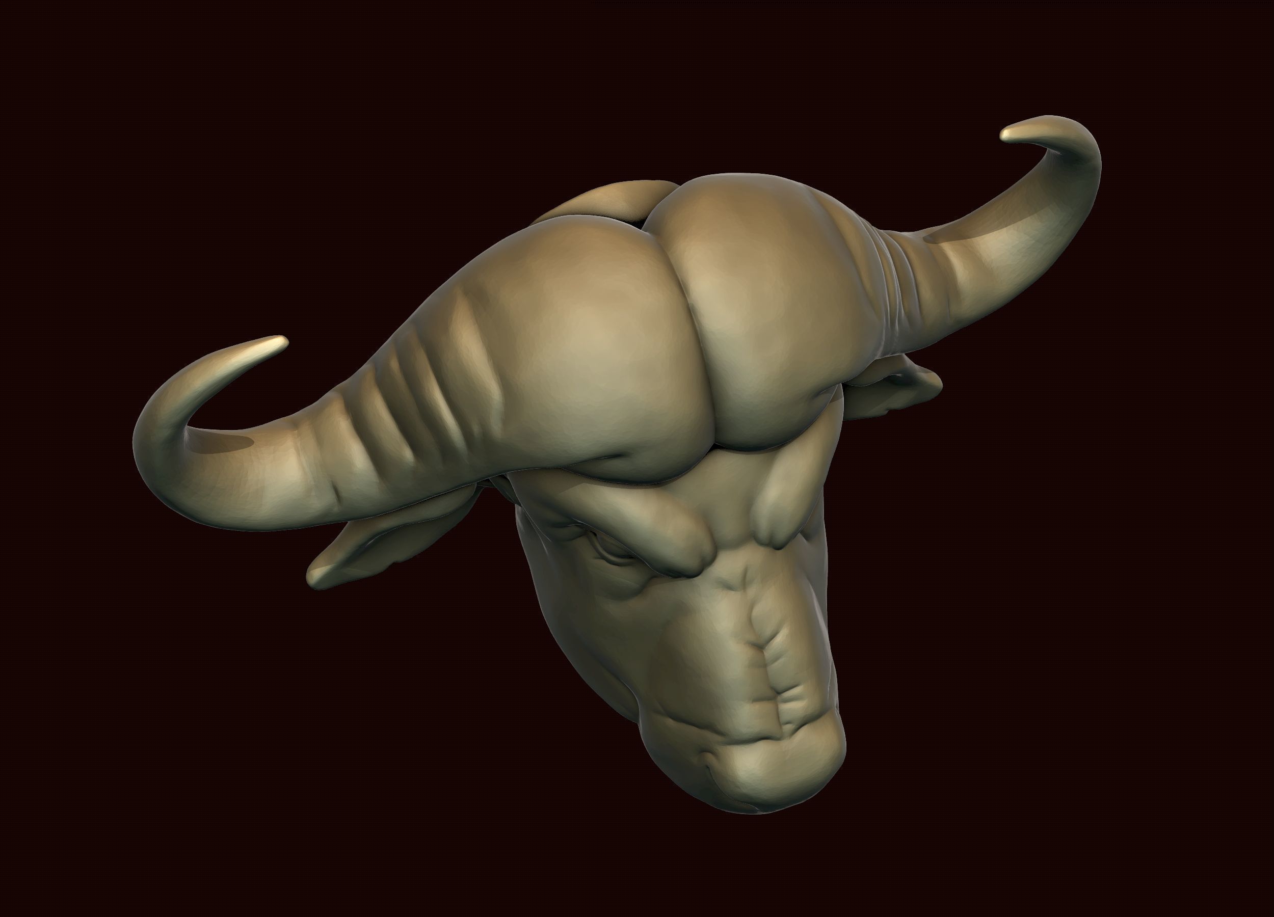 Cape Buffalo 3D print model_8