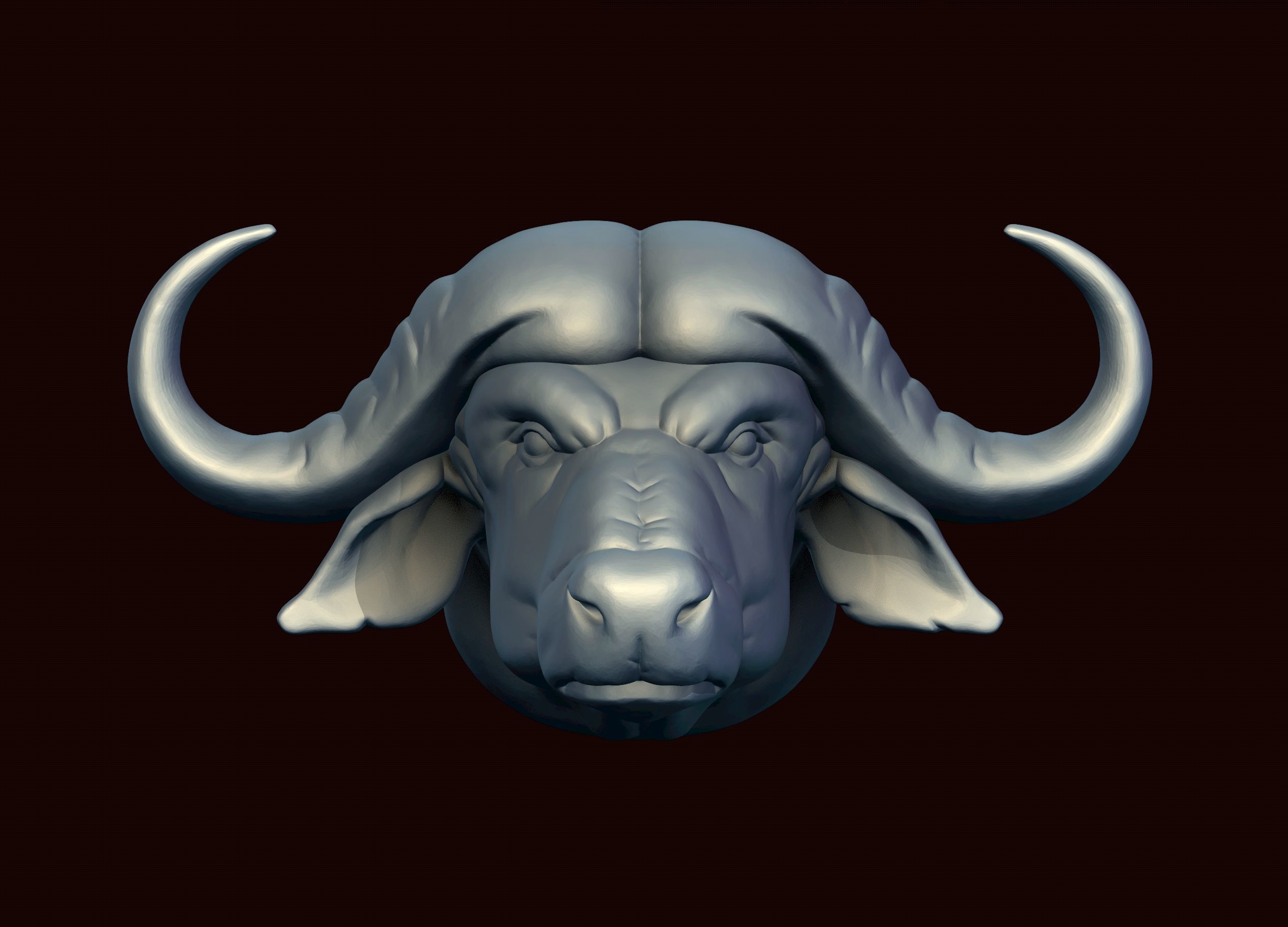 Cape Buffalo 3D print model_10