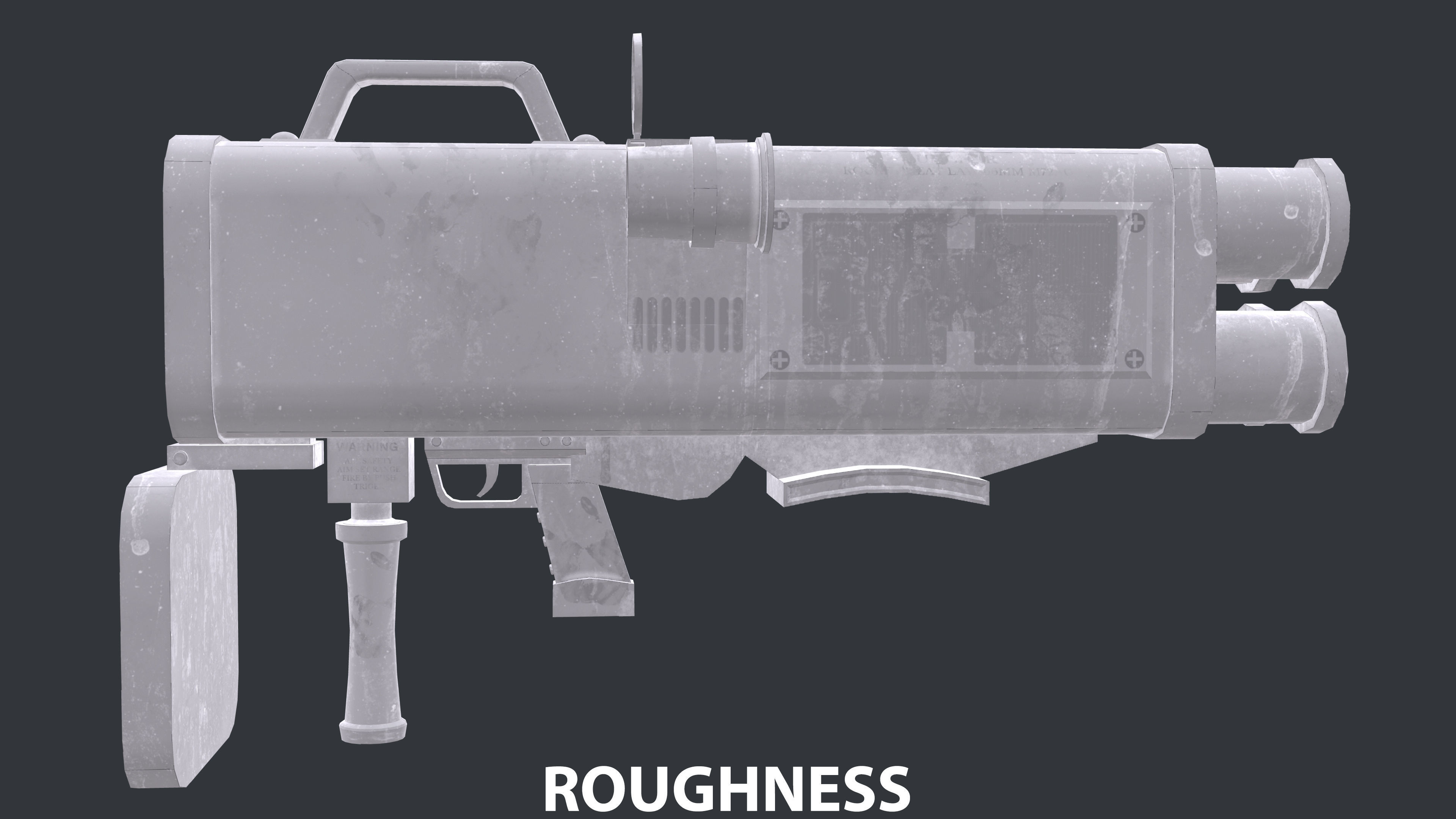 Rocket Launcher Game Ready 6   Low-poly 3D model_11