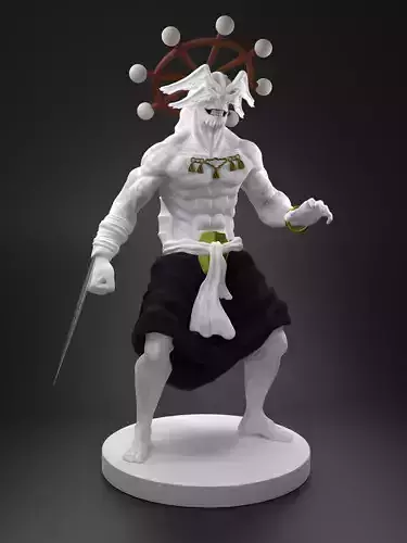 EIGHT-HANDLED SWORD DIVERGENT SILA DIVINE GENERAL MAHORAGA 3D print model
