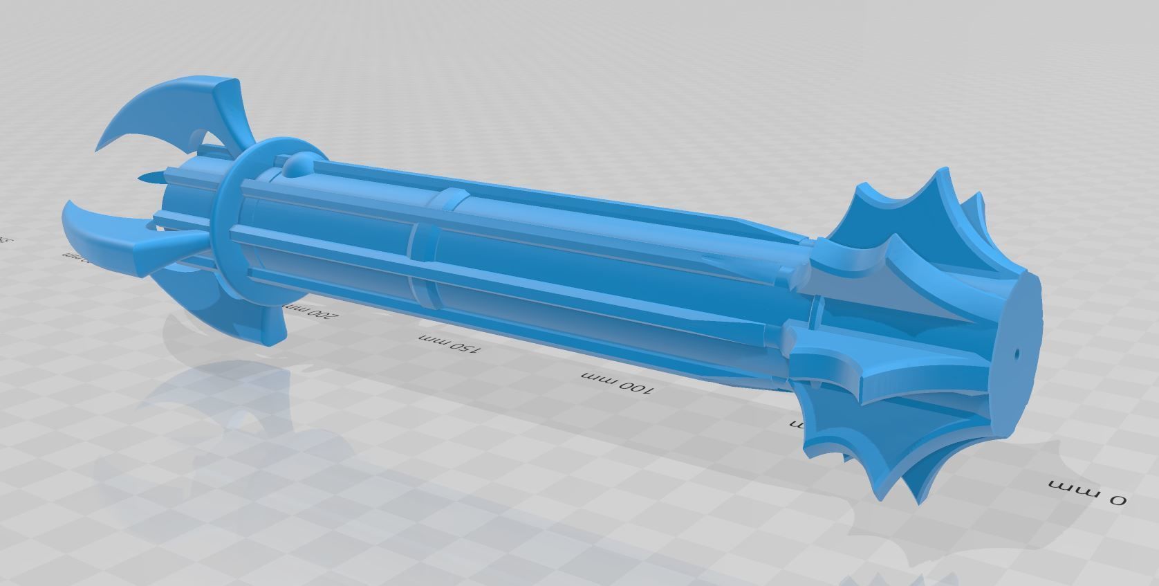 Sith Style Lightsaber 3D print model_2