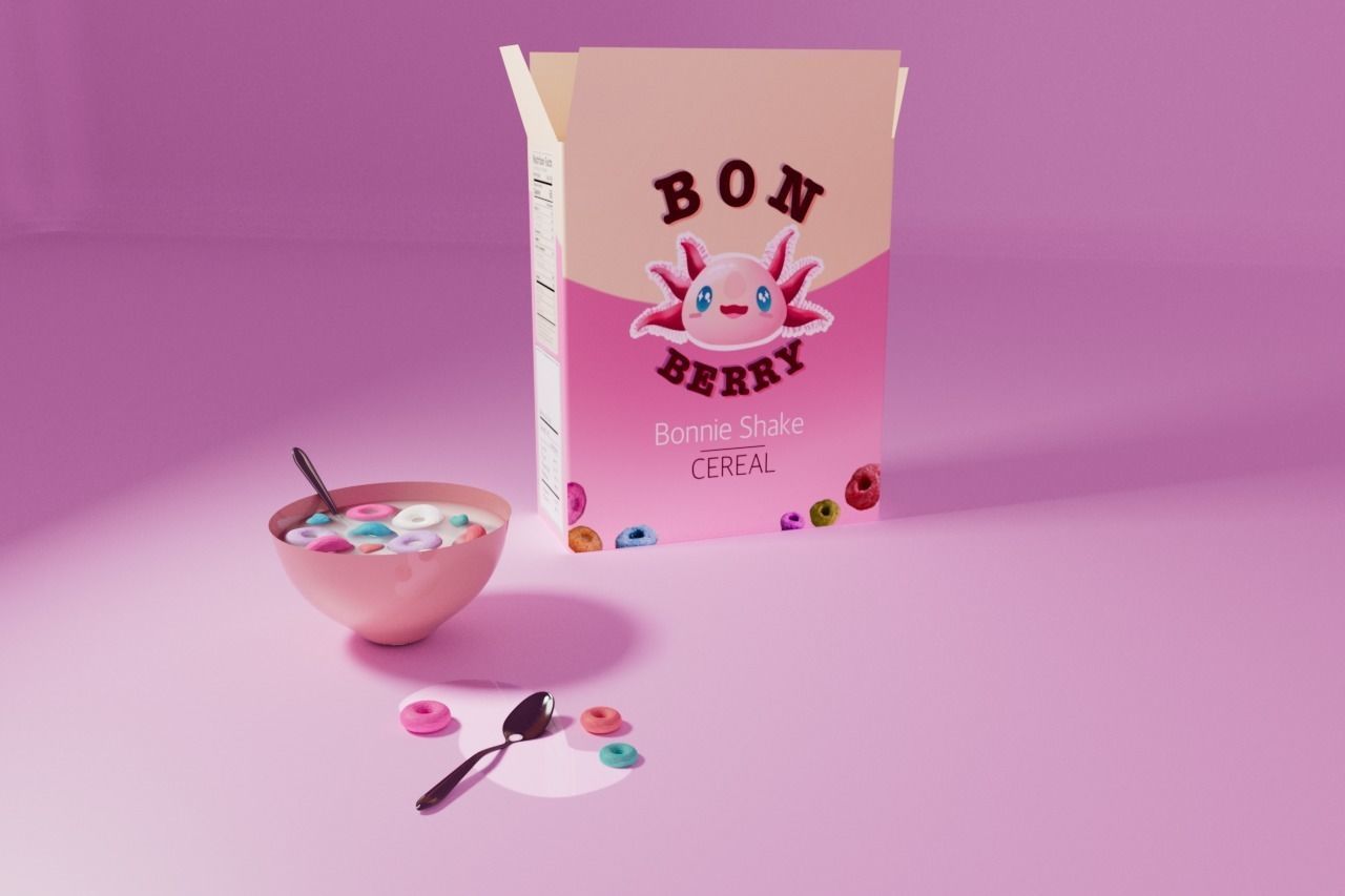 Bon Berry cereal 3D model_14