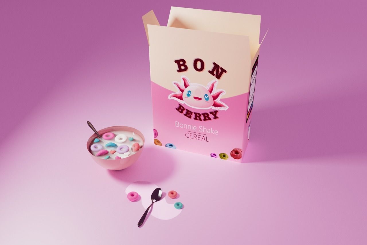 Bon Berry cereal 3D model_15