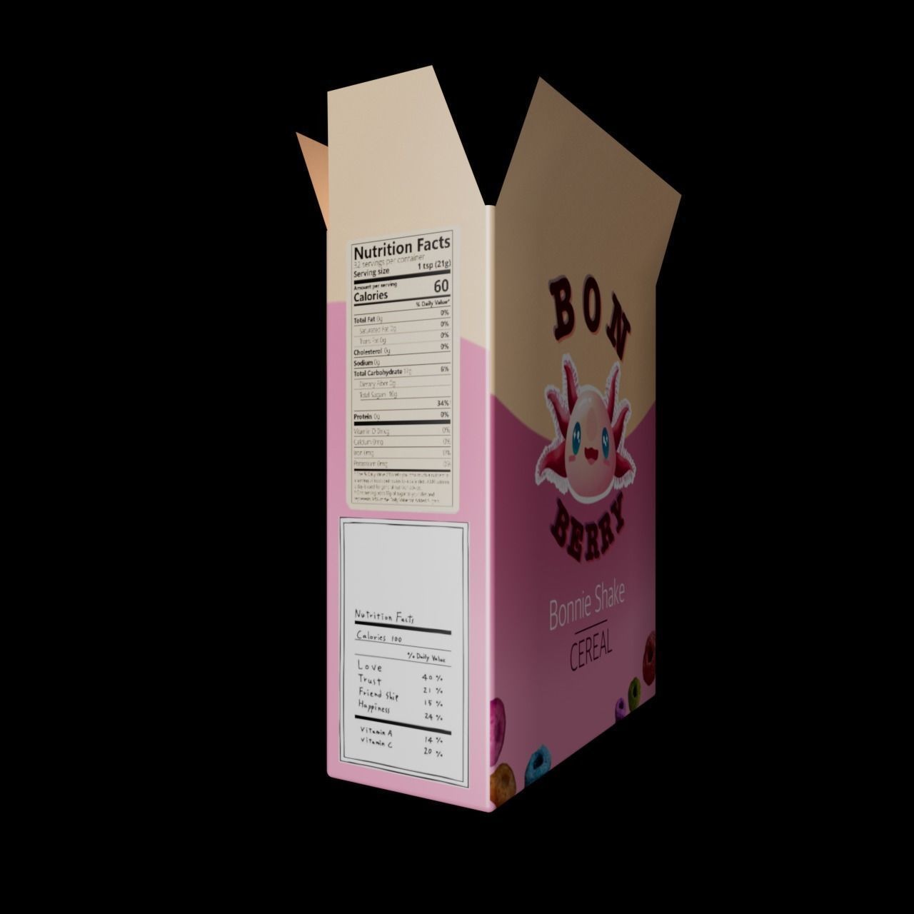 Bon Berry cereal 3D model_11