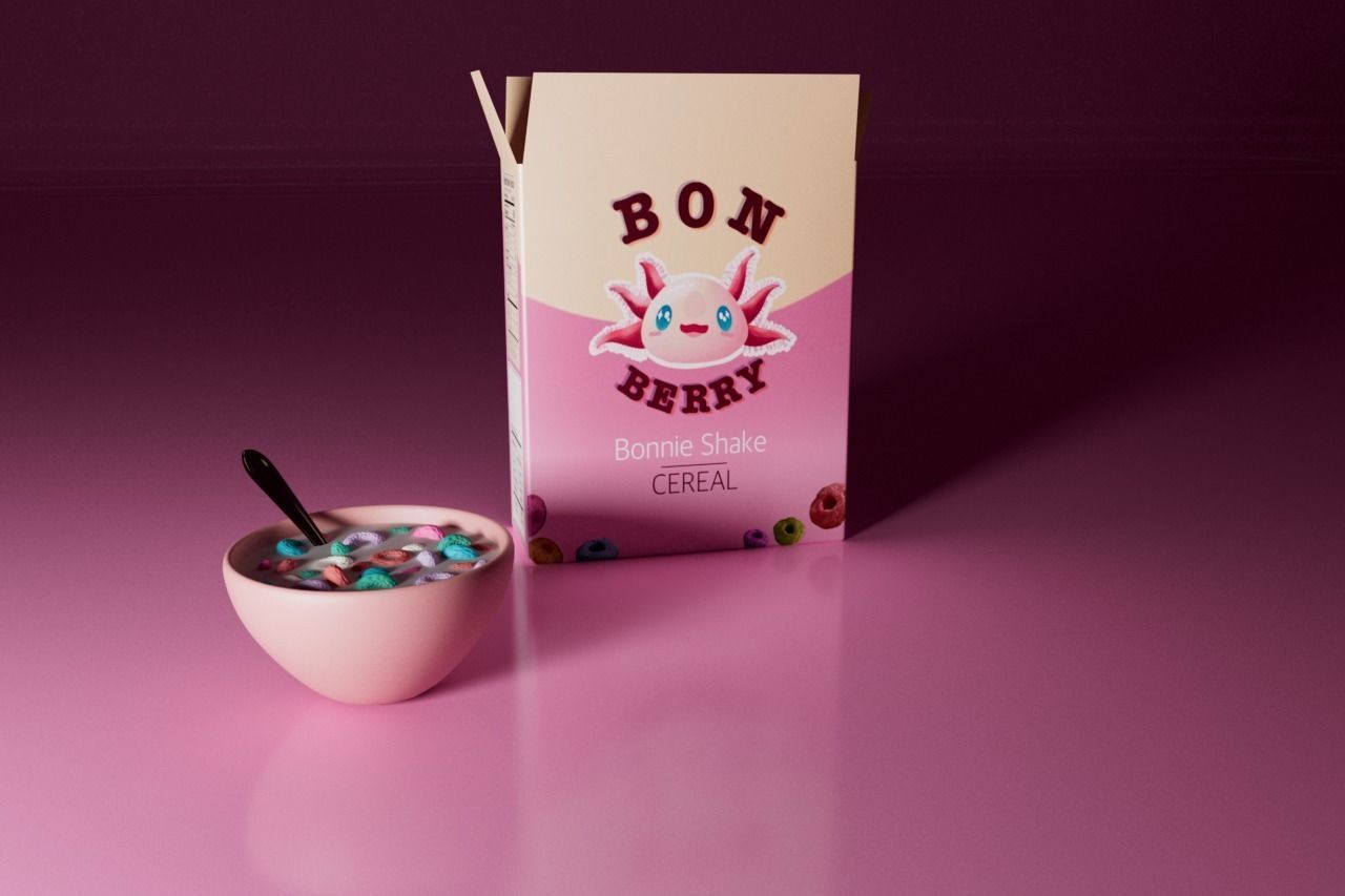 Bon Berry cereal 3D model_16