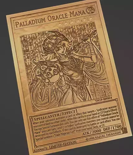 palladium oracle mana - yugioh 3D print model