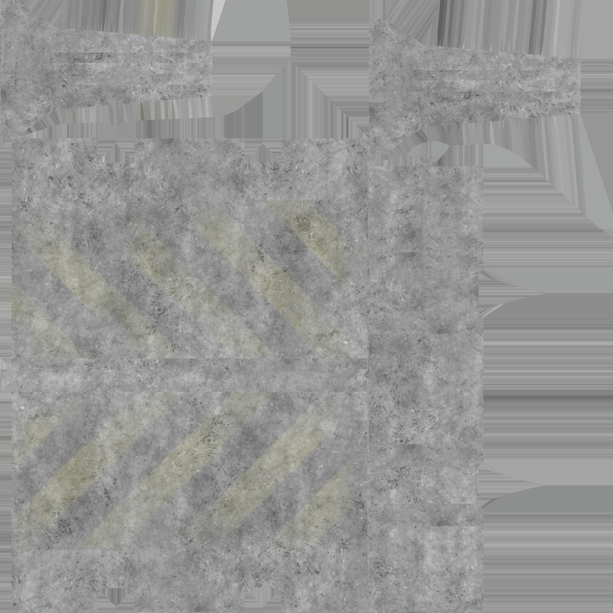 Concrete Barricade Pack Low-poly 3D model_24