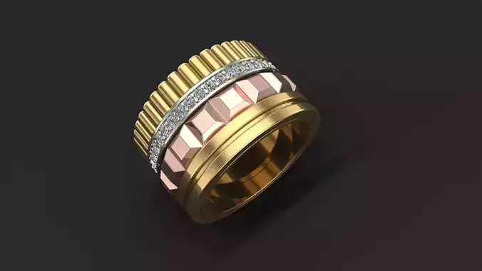 Ring With Diamonds 