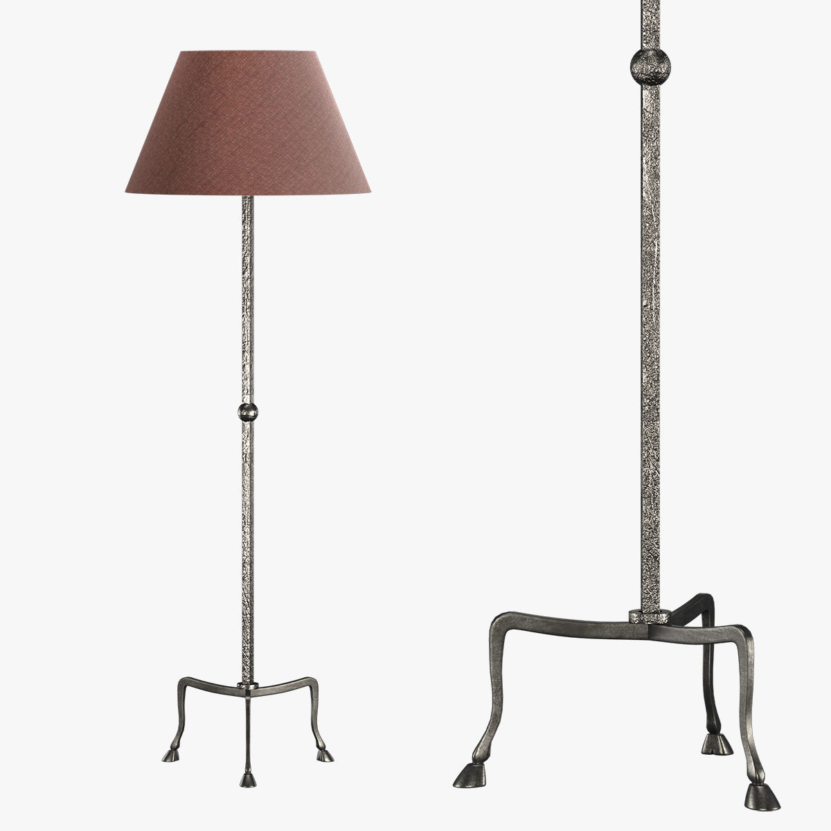 HOOF STANDING LAMP 3D model_6