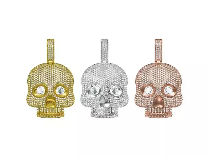 Skull Diamond pendant 