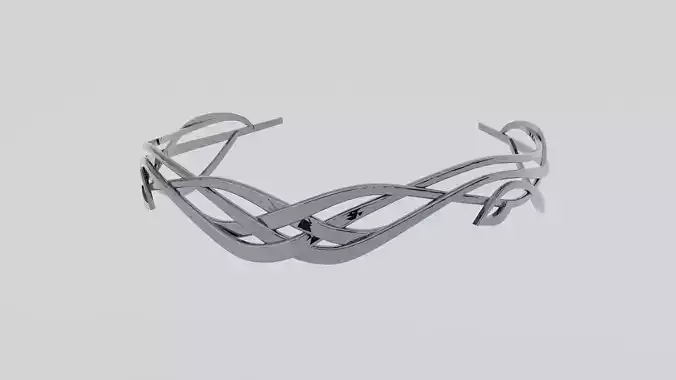 Elrond Elven Circlet Crown - Lord Of The Rings 3D print model