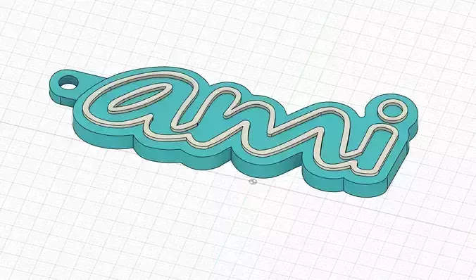 CITROEN AMI KEYCHAIN 3D print model
