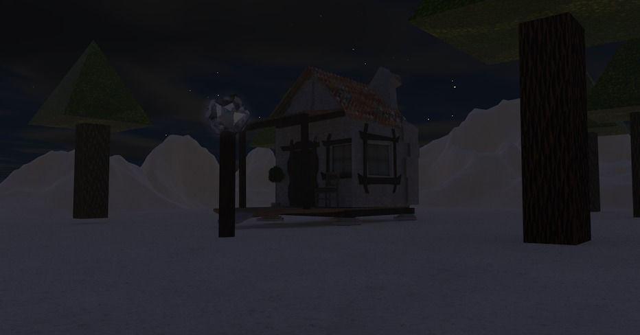 3D MOUNTAIN HOME MODELING AND ENVIRONMENT Low-poly 3D model_2