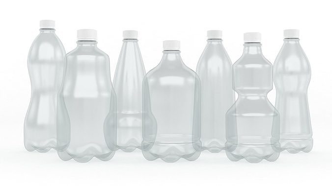 Plastic Bottles 3D model