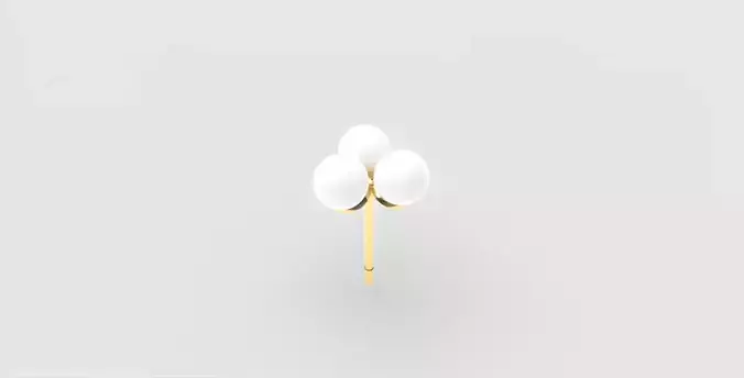 Pearl Earstuds semi-finished Earrings ready-made