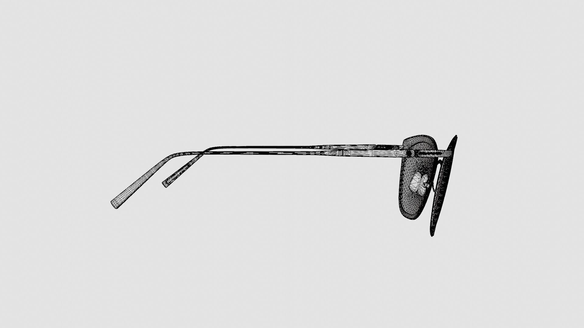 Longchamp - LO2635 305 Glasses Low-poly 3D model_8