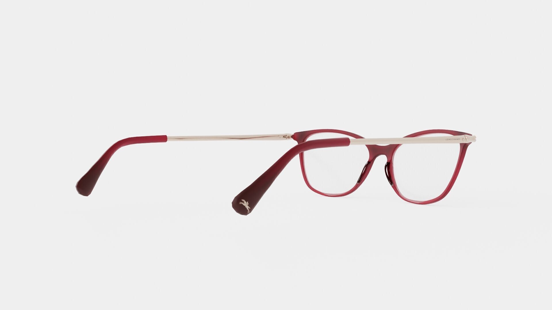 Longchamp - LO2627 602 Glasses Low-poly 3D model_3