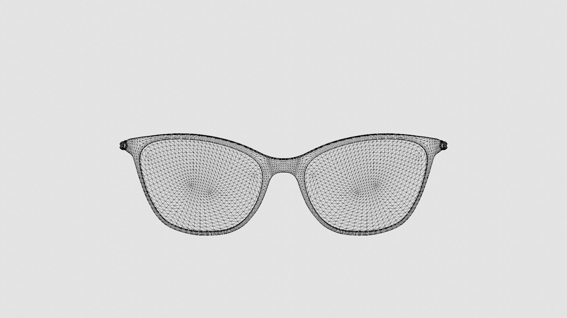 Longchamp - LO2627 214 Glasses Low-poly 3D model_6