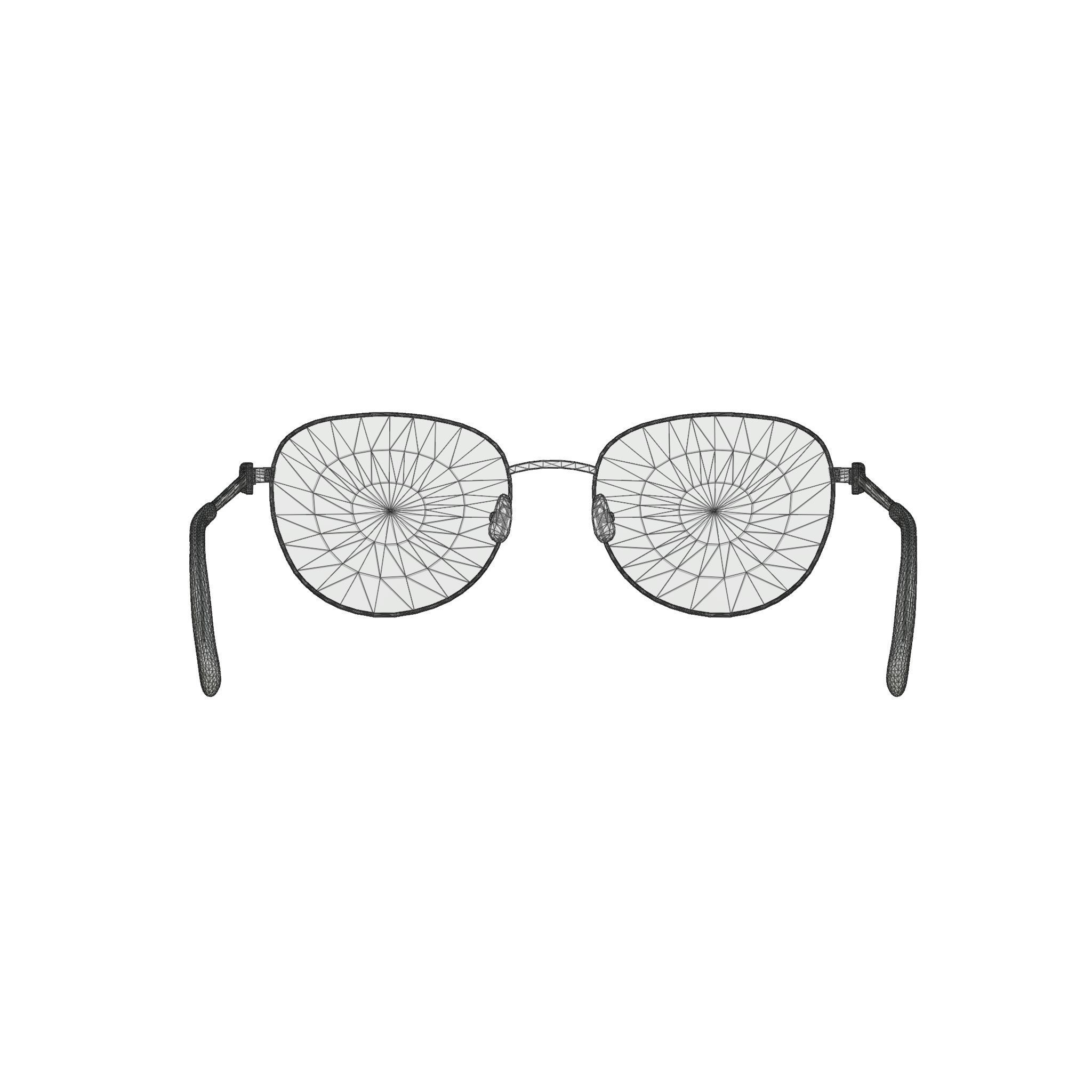 Longchamp - LO2127 035 Glasses Low-poly 3D model_5