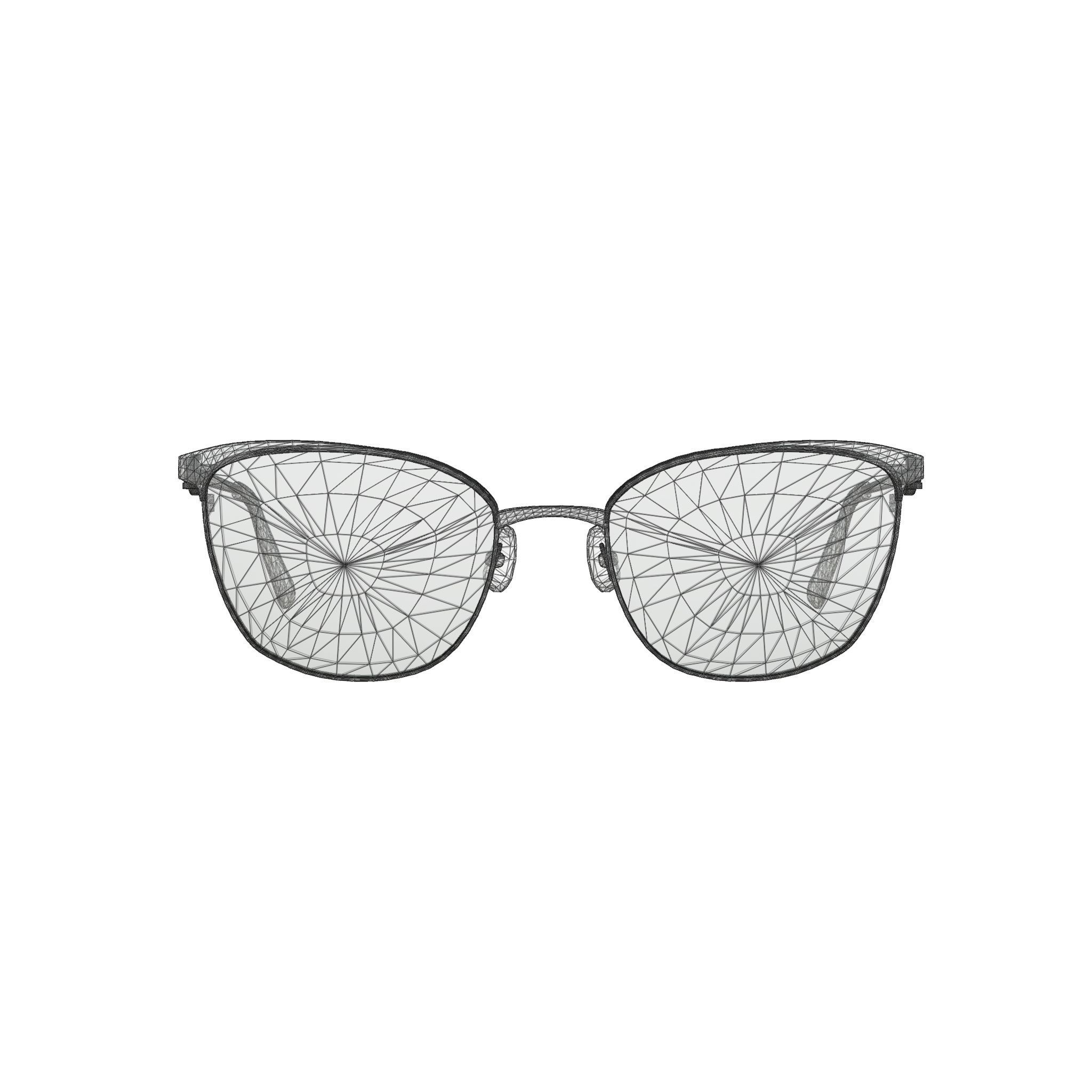 Longchamp - LO2111 604 Glasses Low-poly 3D model_6