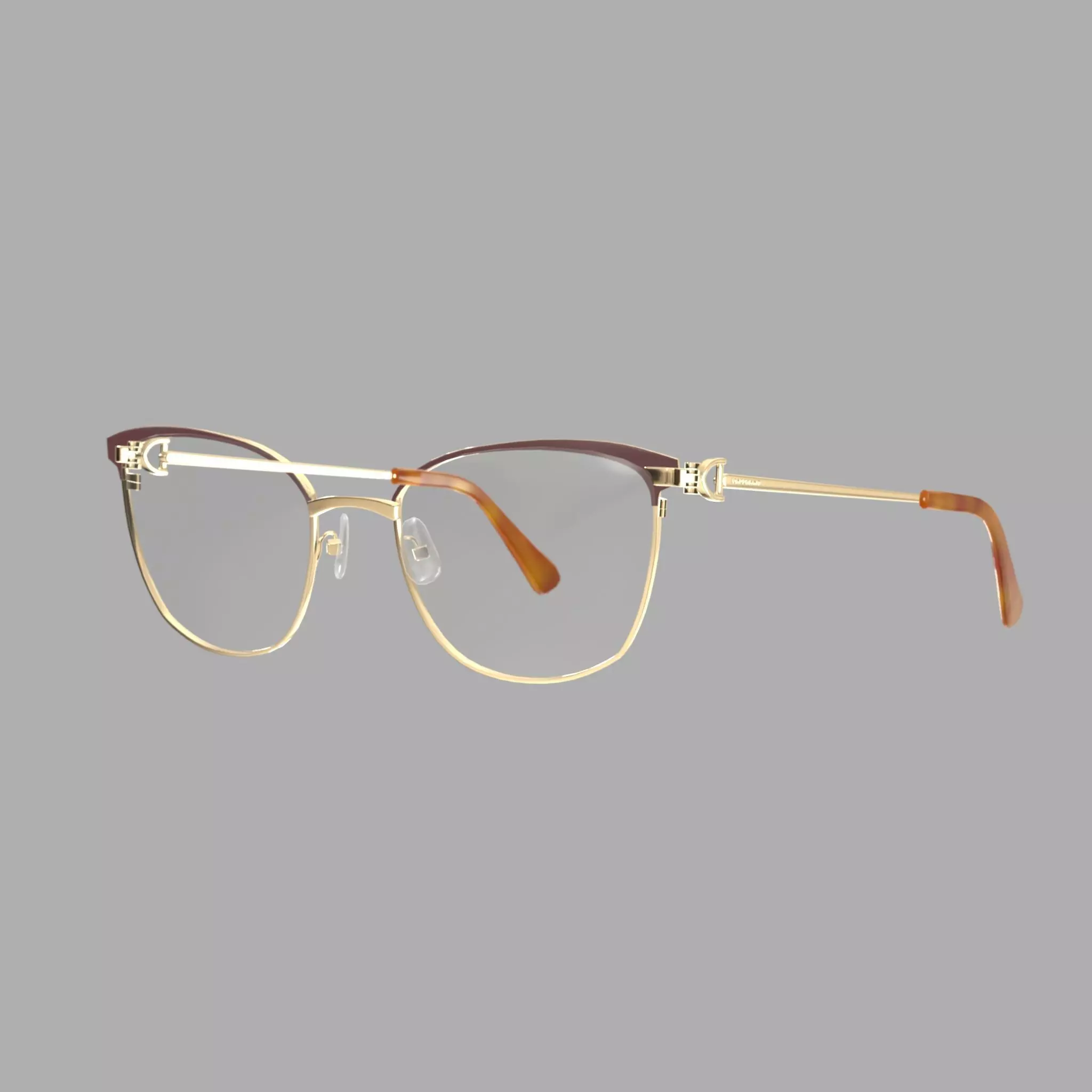 Longchamp - LO2111 604 Glasses Low-poly 3D model_0