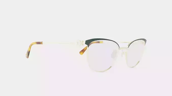 Longchamp - LO2111 303 Glasses Low-poly 3D model