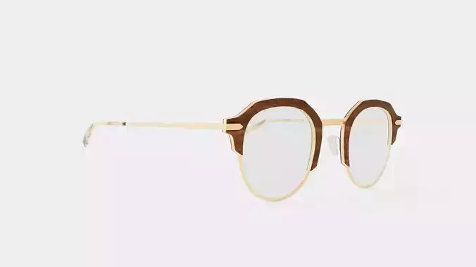 JF Rey - JF2861 9050 Glasses Low-poly 3D model