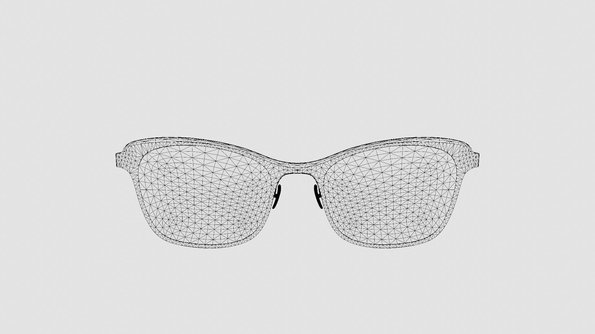 JF Rey - JF2792 9025 Glasses Low-poly 3D model_6
