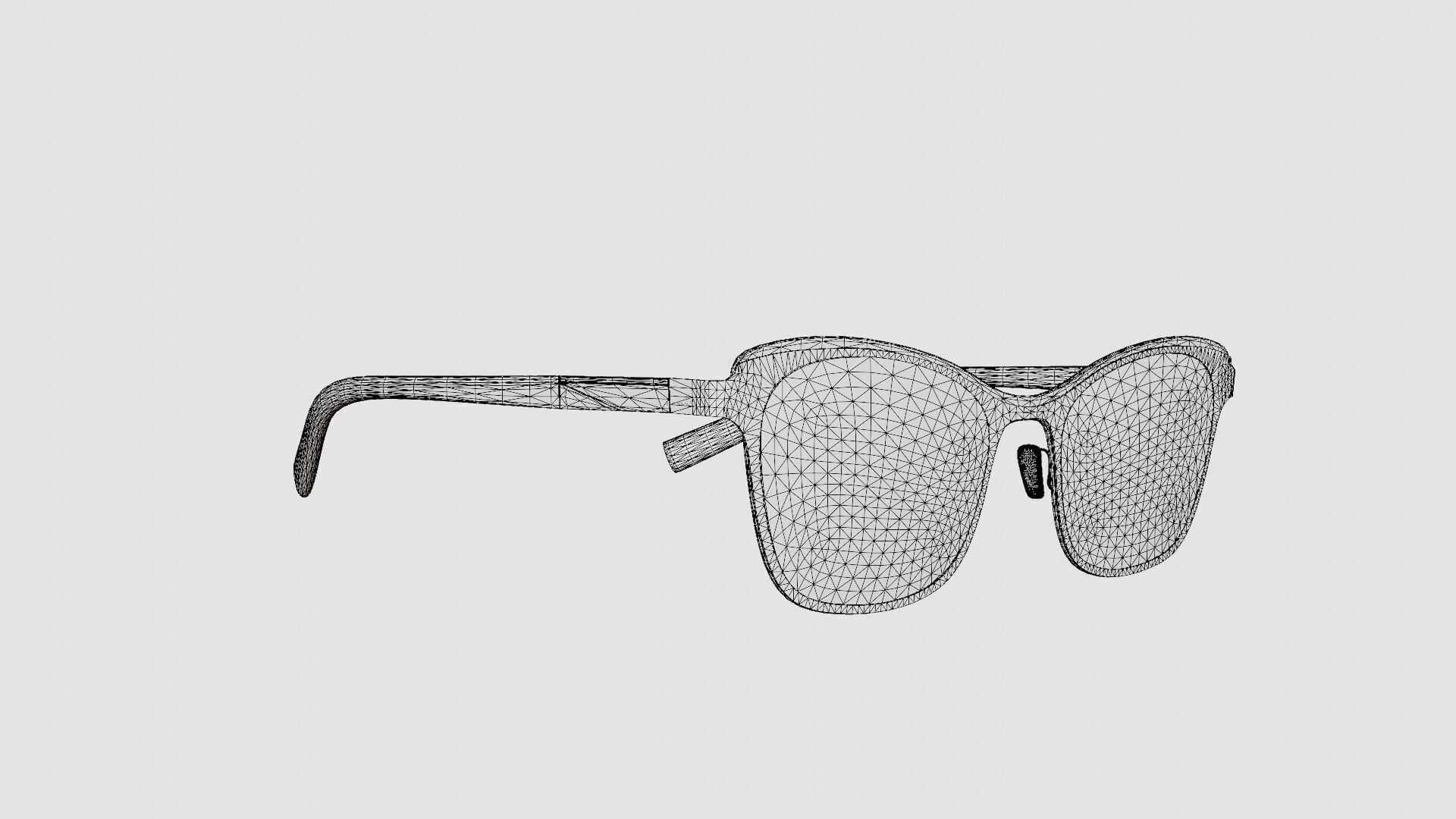 JF Rey - JF2792 9025 Glasses Low-poly 3D model_7