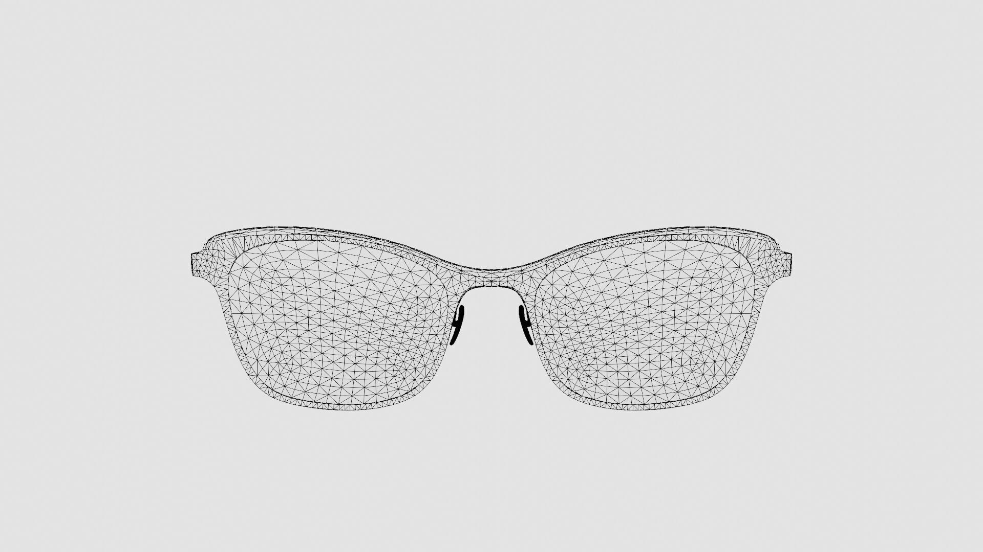 JF Rey - JF2792 7070 Glasses Low-poly 3D model_6
