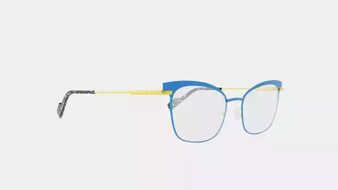 JF Rey - JF2765 2050 Glasses Low-poly 3D model