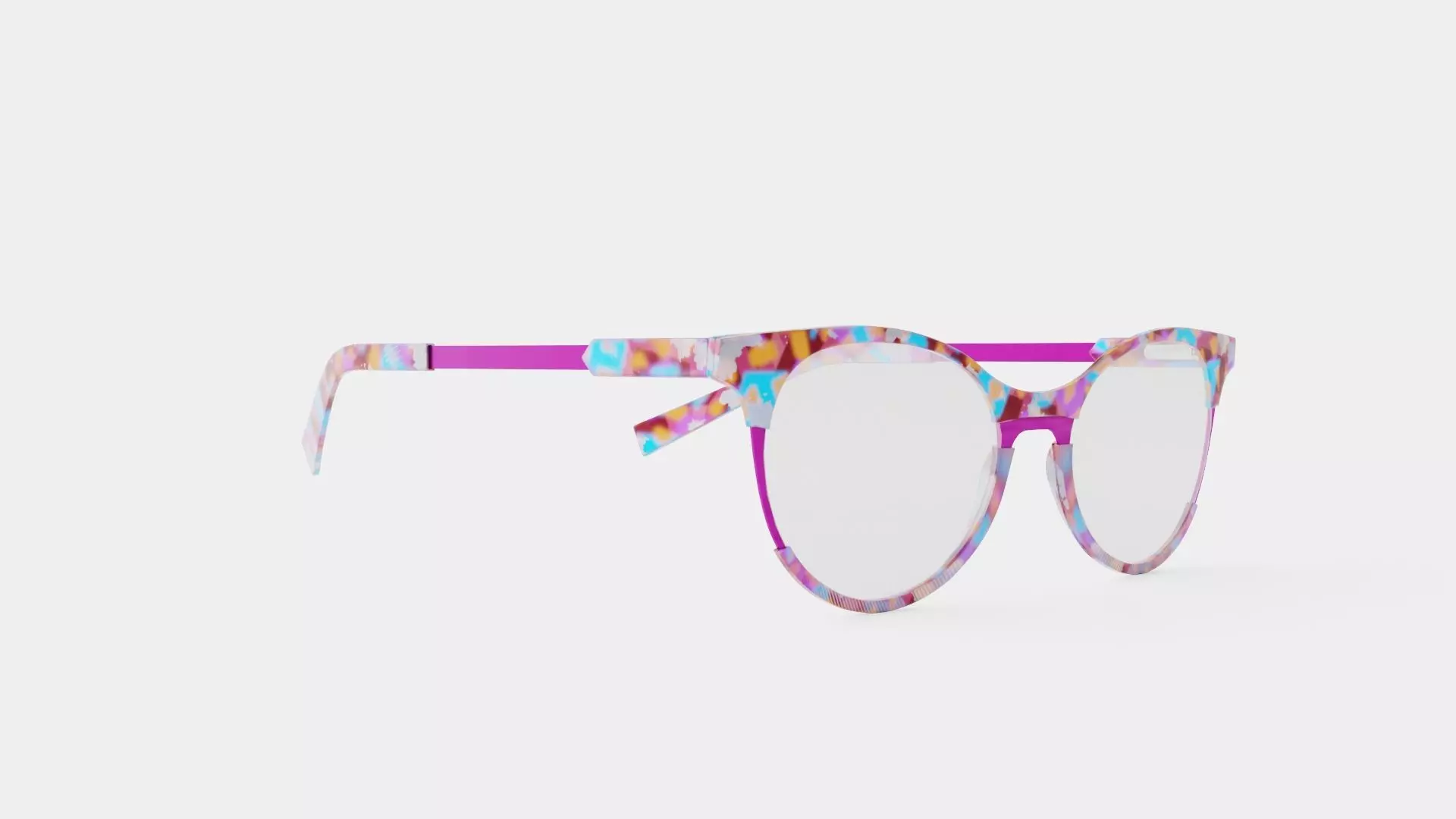 JF Rey - JF1466 9975 Glasses Low-poly 3D model_0