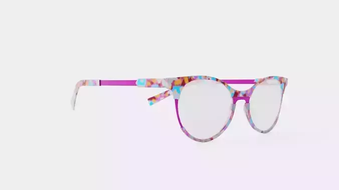 JF Rey - JF1466 9975 Glasses Low-poly 3D model