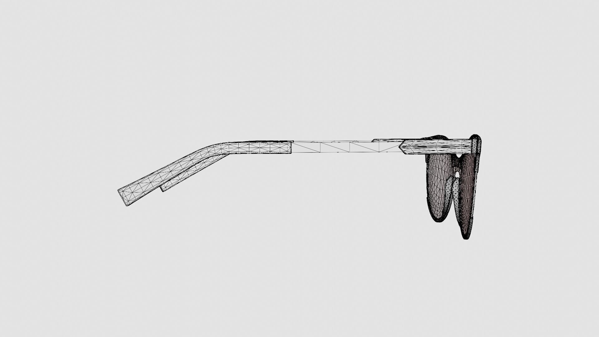 JF Rey - JF1466 9975 Glasses Low-poly 3D model_8