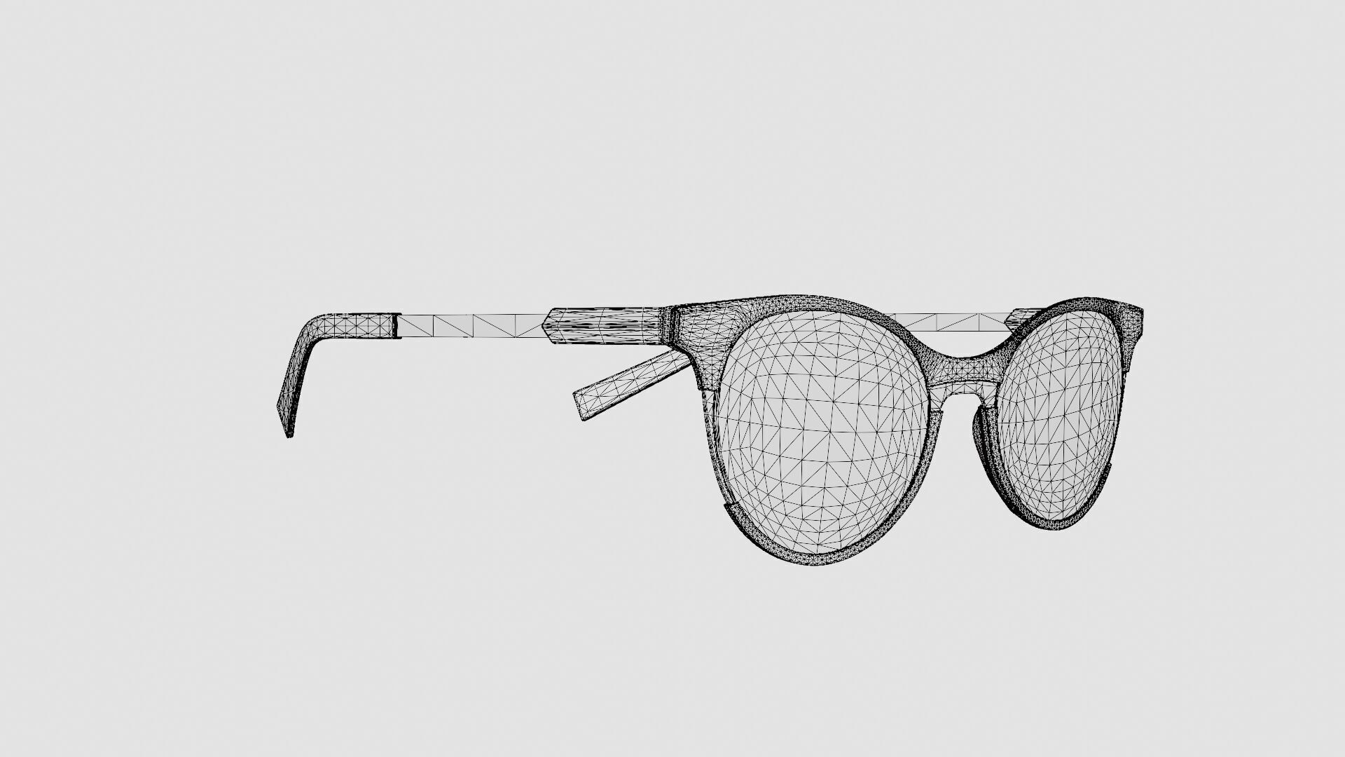 JF Rey JF1430 2522 5016 Glasses Low-poly 3D model_7