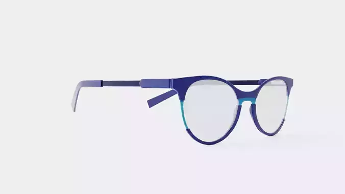 JF Rey  JF1430 2522 5016 Glasses Low-poly 3D model