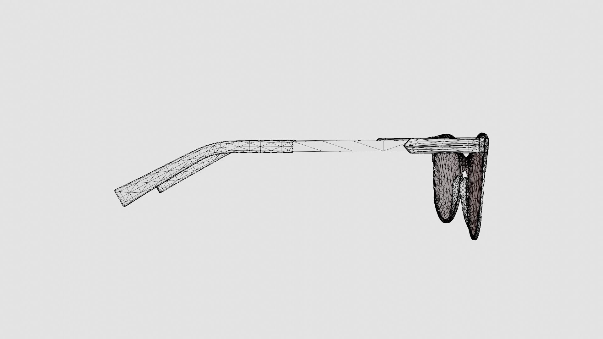 JF Rey JF1430 2522 5016 Glasses Low-poly 3D model_8