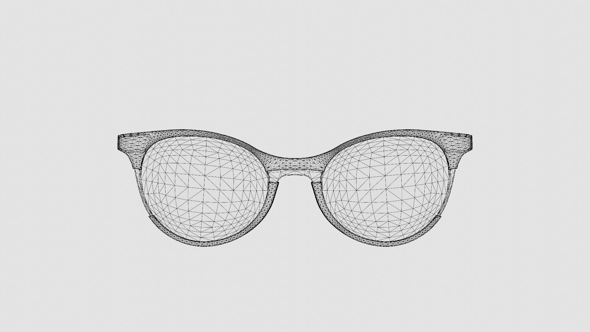 JF Rey JF1430 2522 5016 Glasses Low-poly 3D model_6