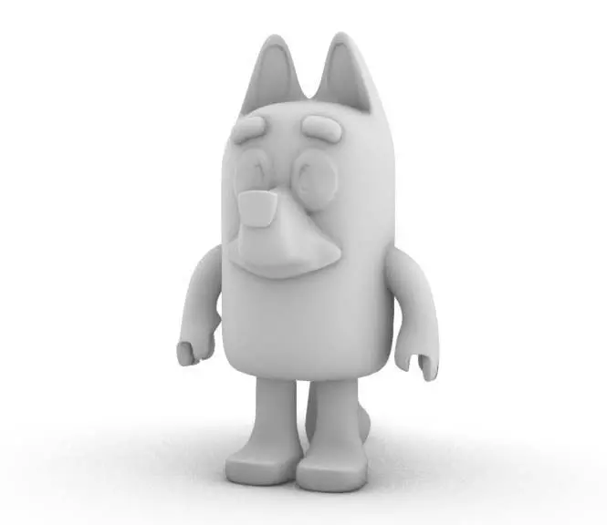 bluey puppet to print 3D print model_0