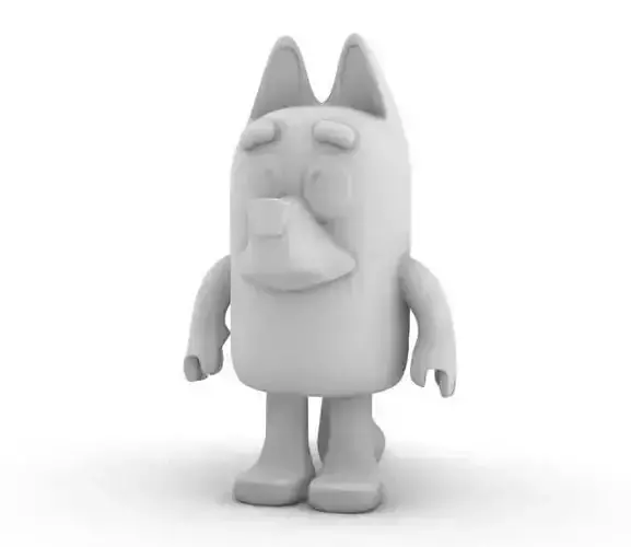 bluey puppet to print