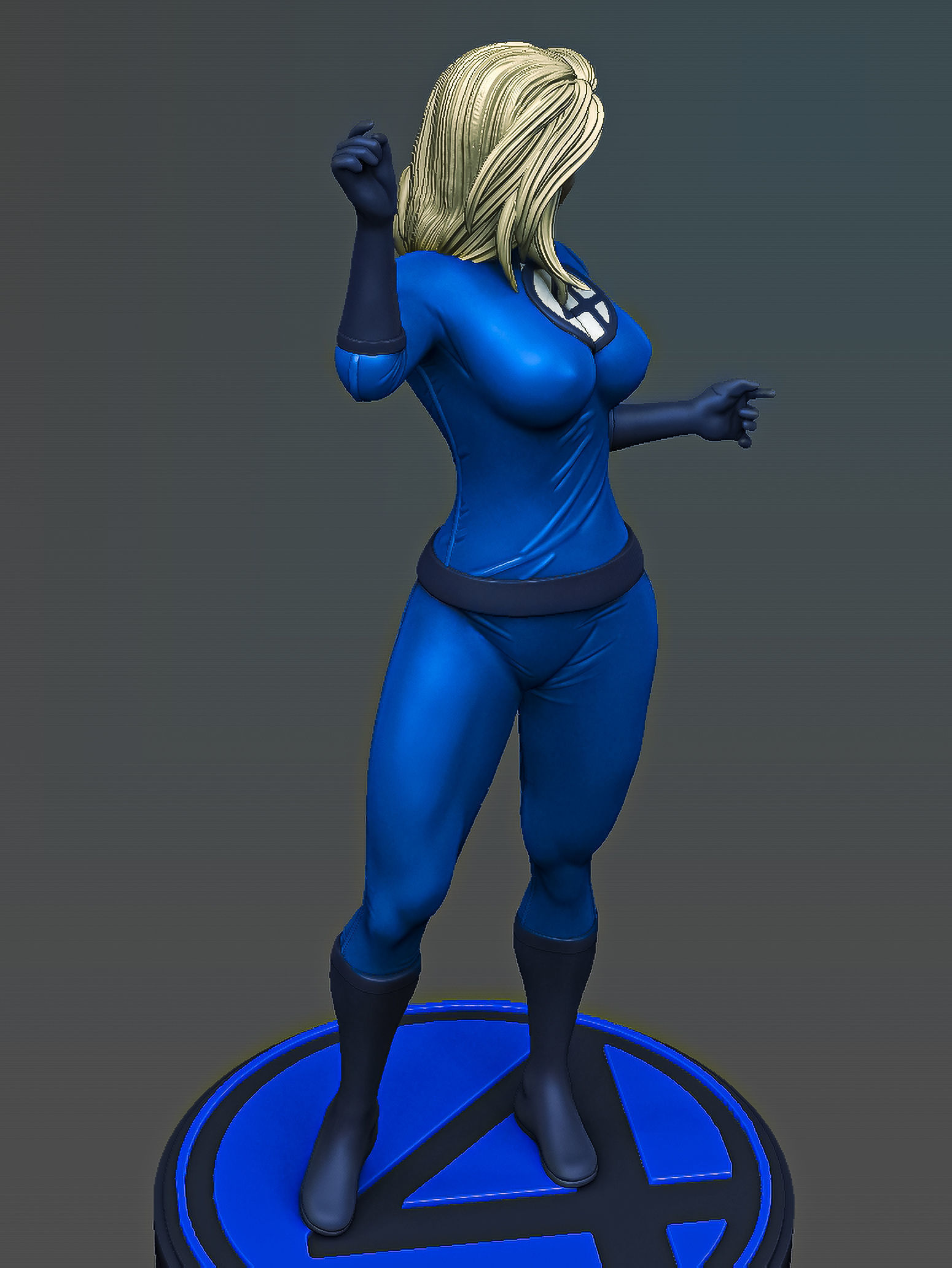 INVISIBLE GIRLS - 4 FANTASTIC 3D print model_4