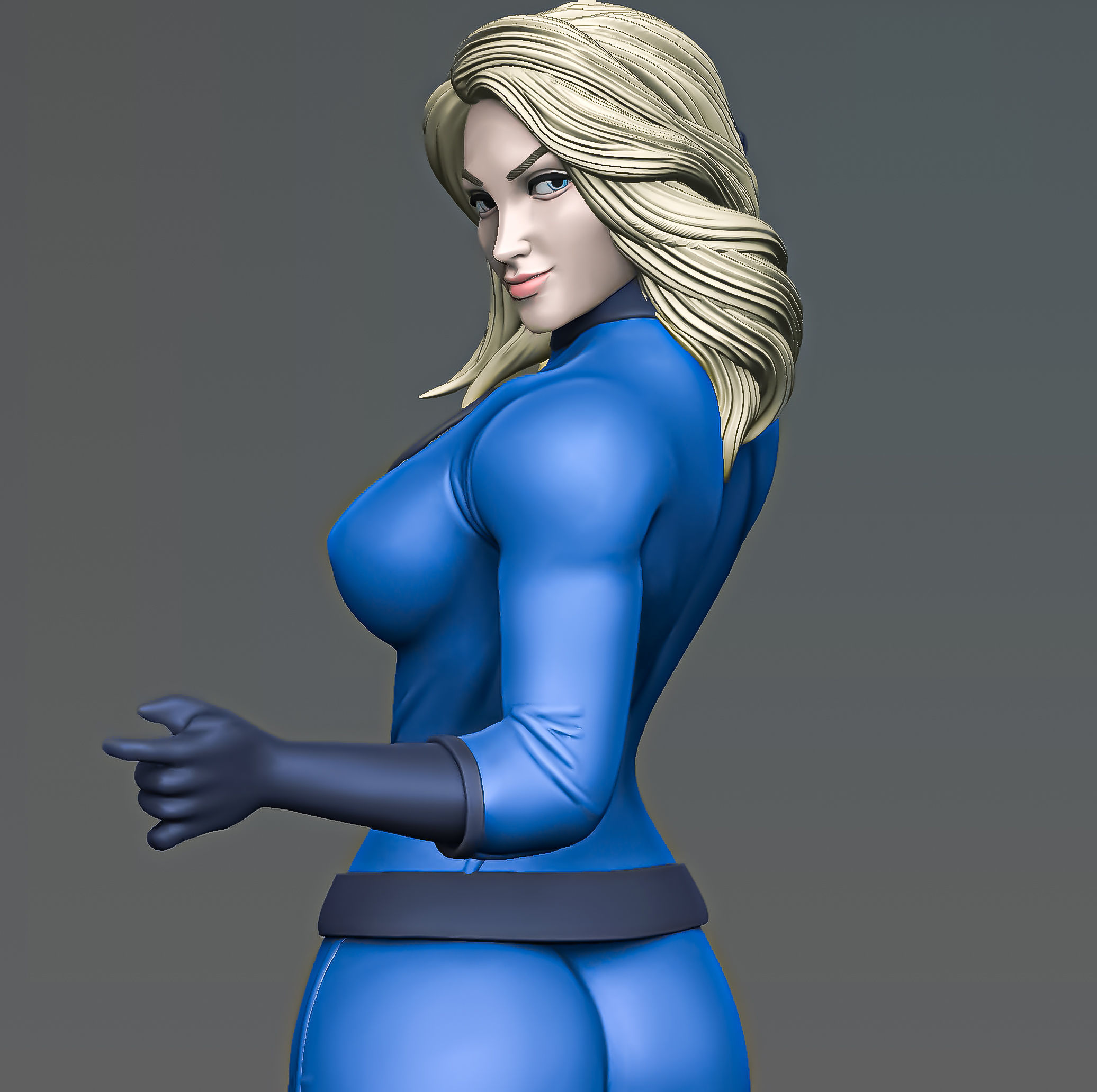 INVISIBLE GIRLS - 4 FANTASTIC 3D print model_1