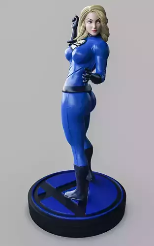 INVISIBLE GIRLS - 4 FANTASTIC 3D print model