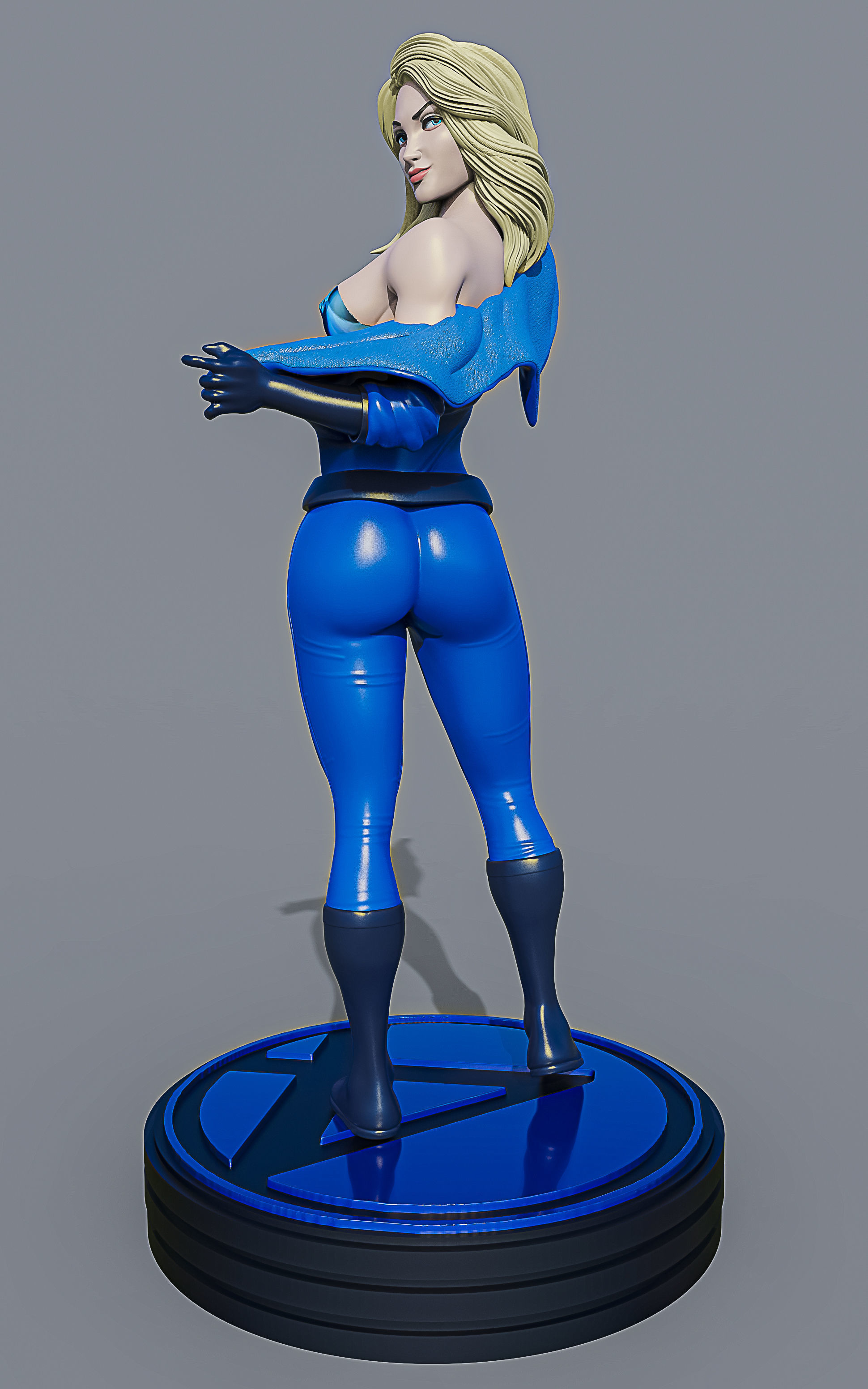 INVISIBLE GIRLS - 4 FANTASTIC 3D print model_2