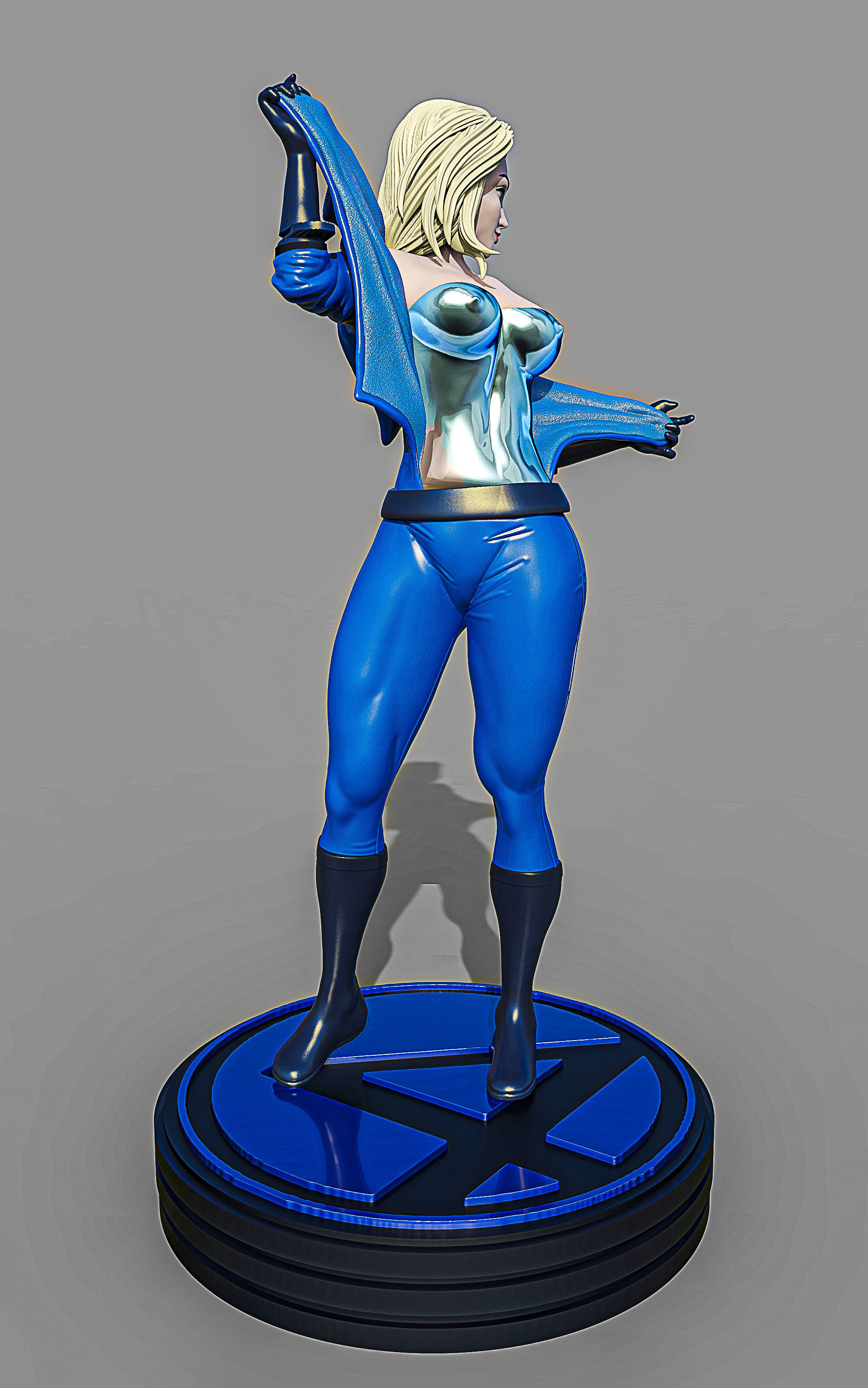INVISIBLE GIRLS - 4 FANTASTIC 3D print model_8