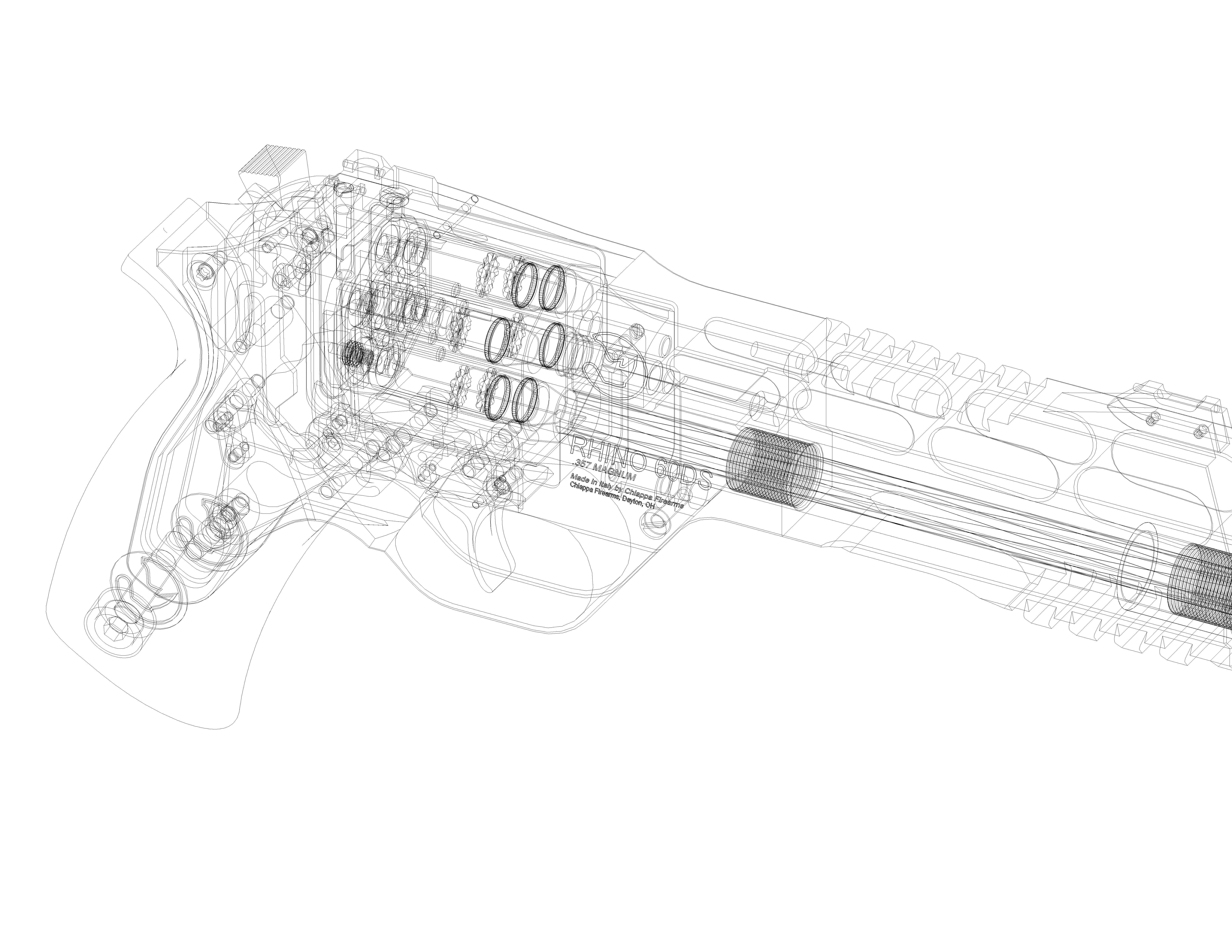 Chiappa Rhino 60DS Revolver 3D model_23