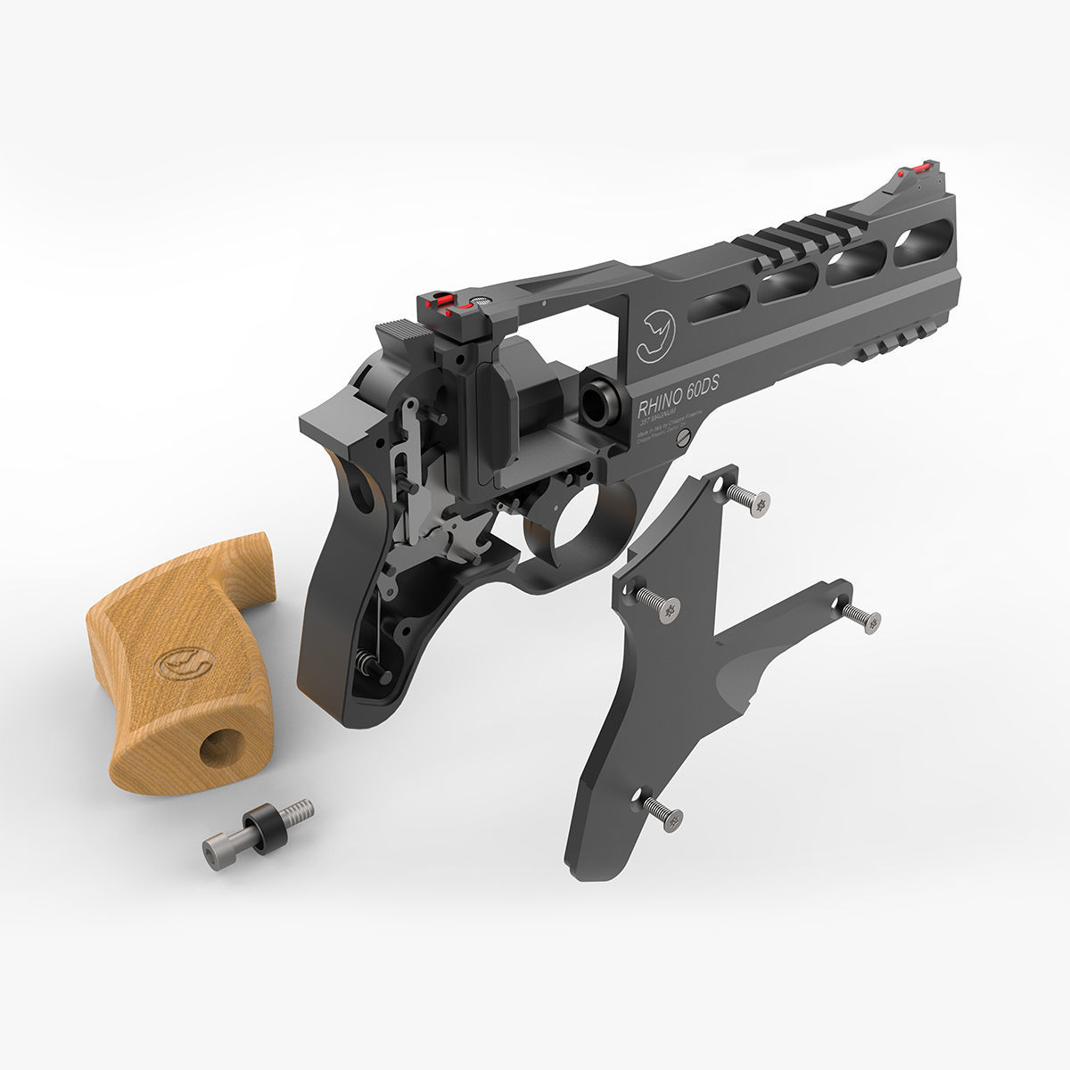 Chiappa Rhino 60DS Revolver 3D model_8