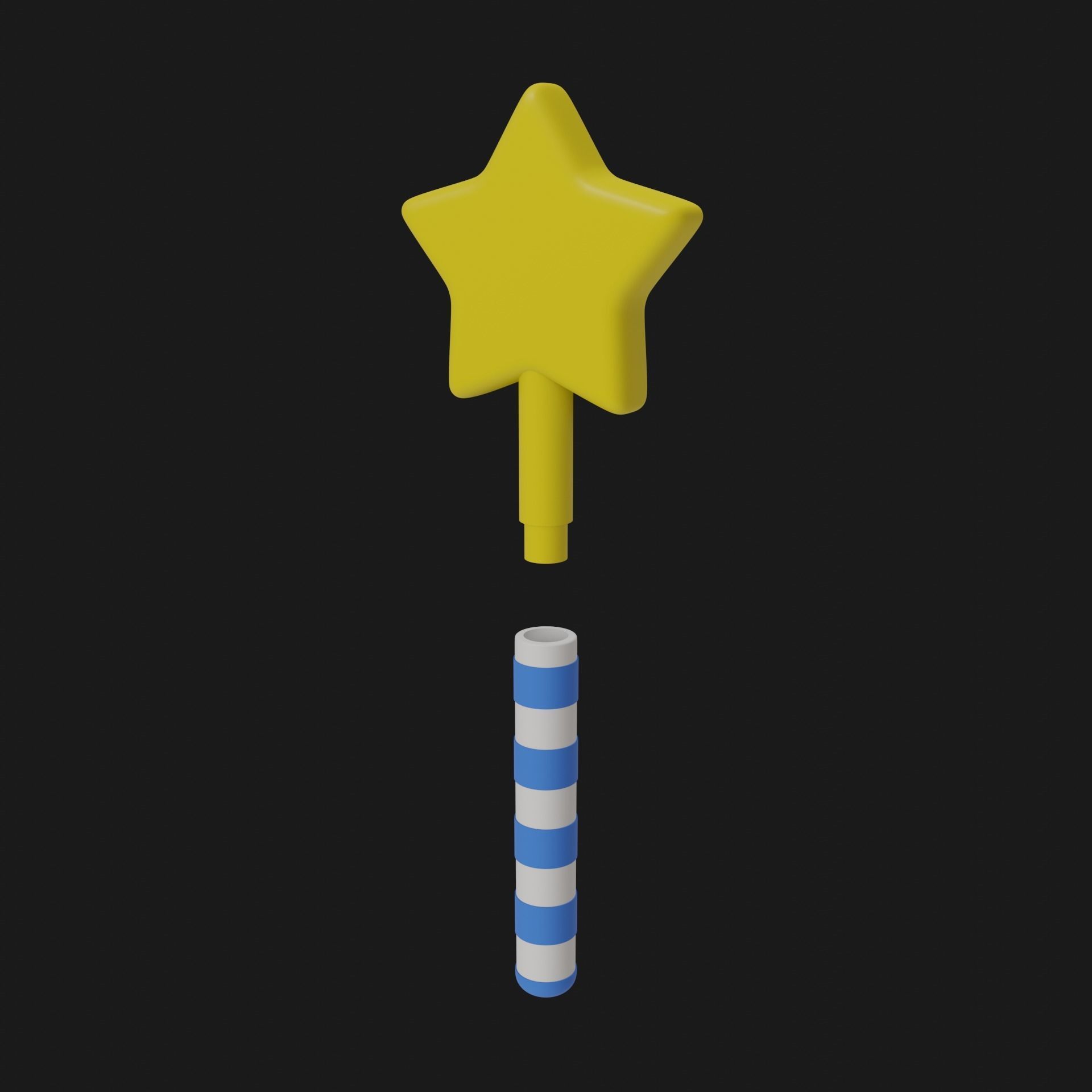 Animal Crossing Star Wand Replica Prop 3D print model_2