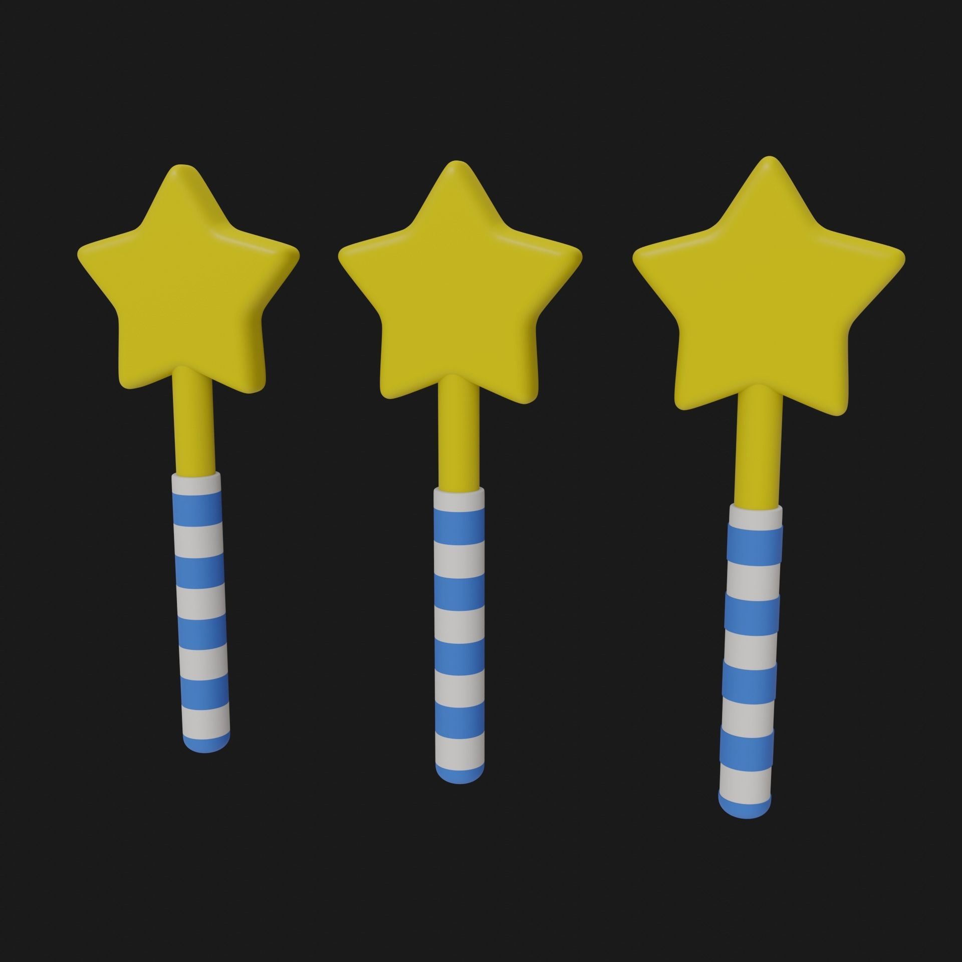 Animal Crossing Star Wand Replica Prop 3D print model_5